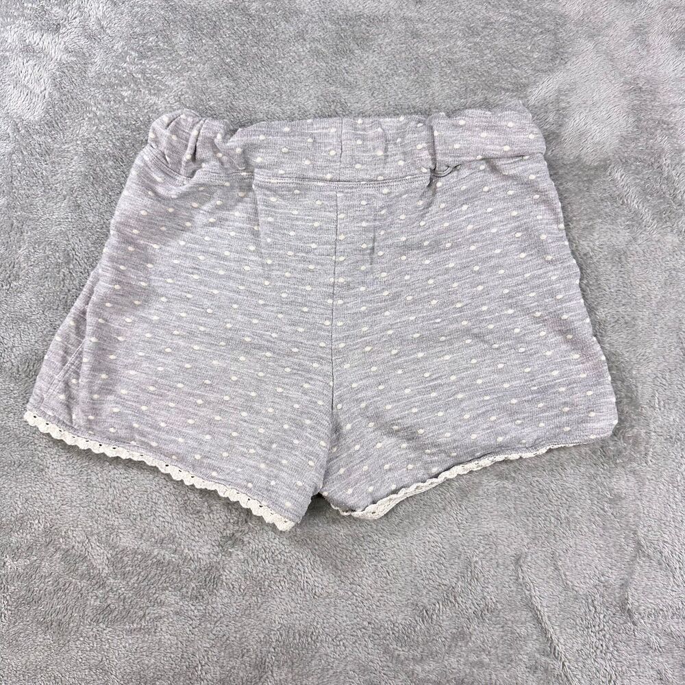 Disney Parks Lounge Shorts Women XS Gray Polka Dot Excellent Minnie Mouse Lace - Picture 3 of 8